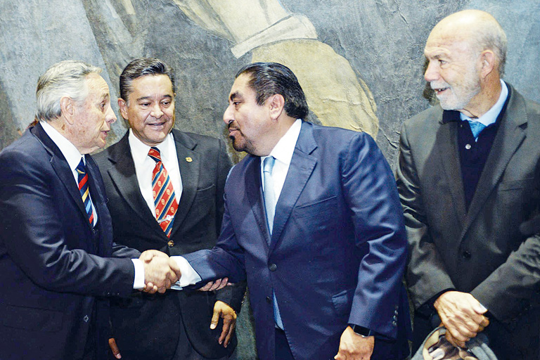 Othón Pérez, Raúl Contreras, Álvaro A. Pérez y Armando Soto. Foto: Francisco Cruz.