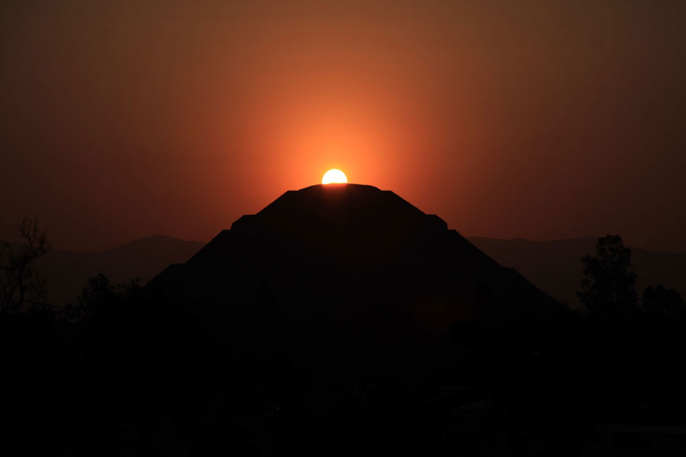 Pirámide del Sol. 7 de febrero de 2014. Foto: Daniel Flores.
