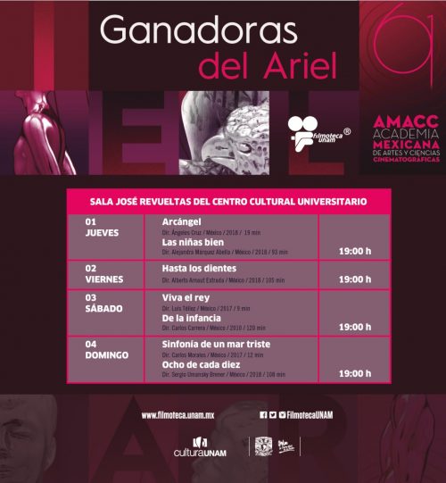 Ganadores del Ariel 2019